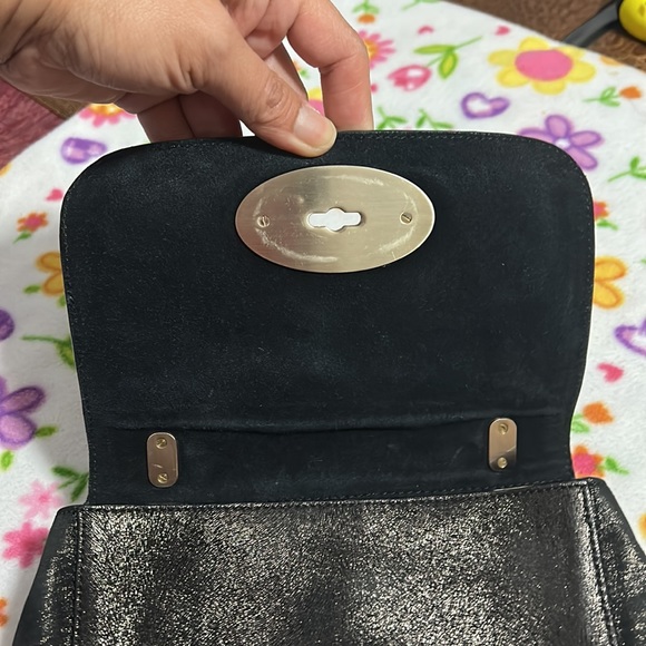 AuthenticSmall  Mulberry Lily Top handle shoulder bag - Picture 10 of 16